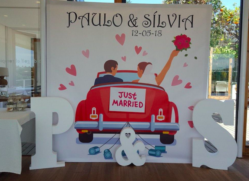Letras de corcho plas evento huelva boda 2